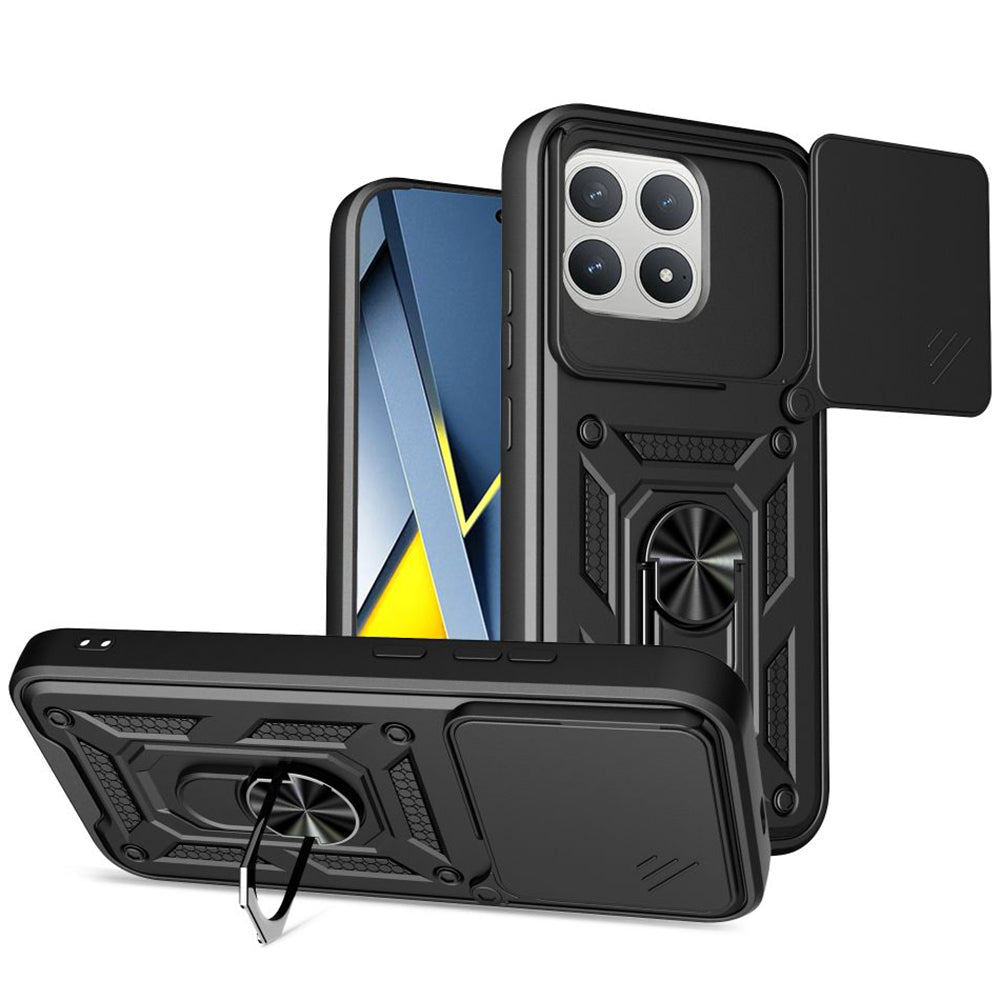 Калъф за Xiaomi Poco F8 Pro, Techsuit, CamShield, Черен
