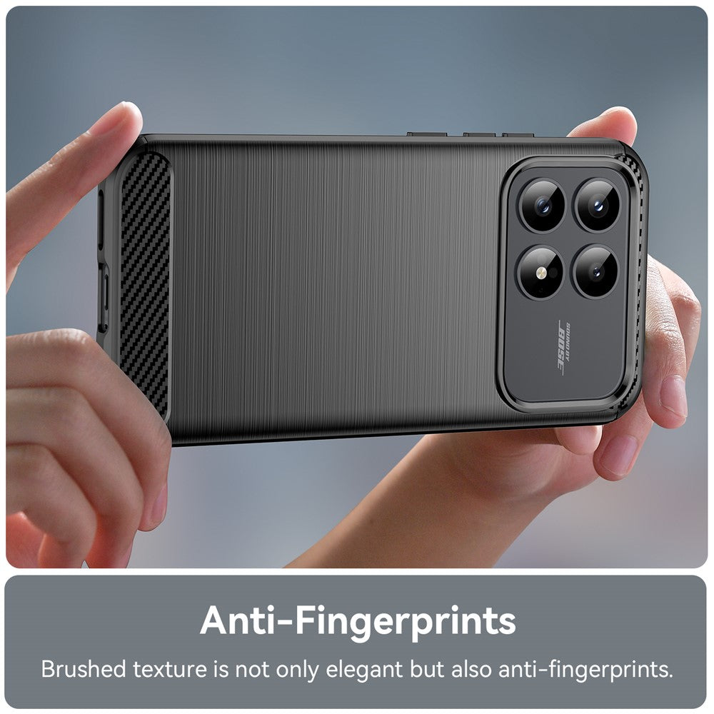 Калъф за Xiaomi Poco F8 Pro, Techsuit, Карбон, Черен