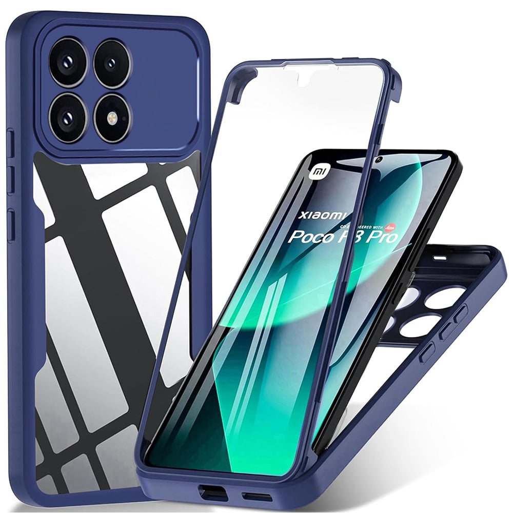 Калъф за Xiaomi Poco F8 Pro, Techsuit, ColorVerse 360, Син