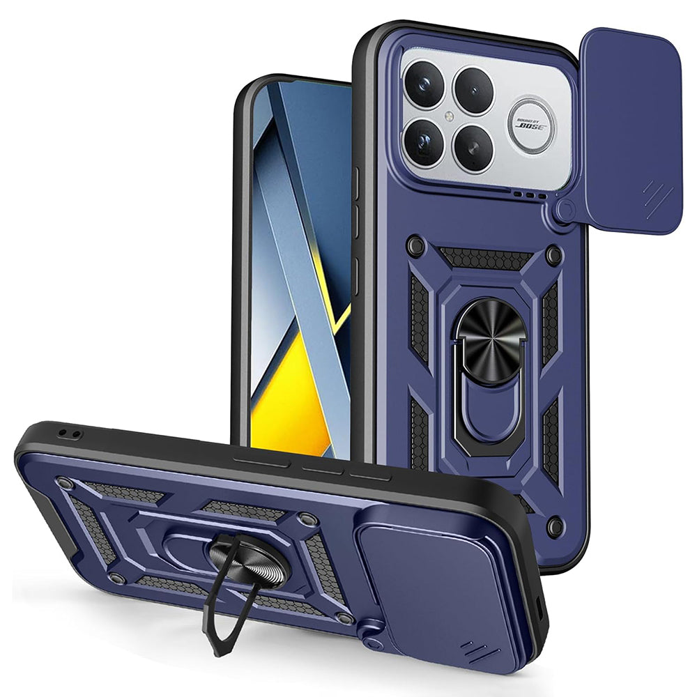 Калъф за Xiaomi Poco F8 Ultra, Techsuit, CamShield, Син