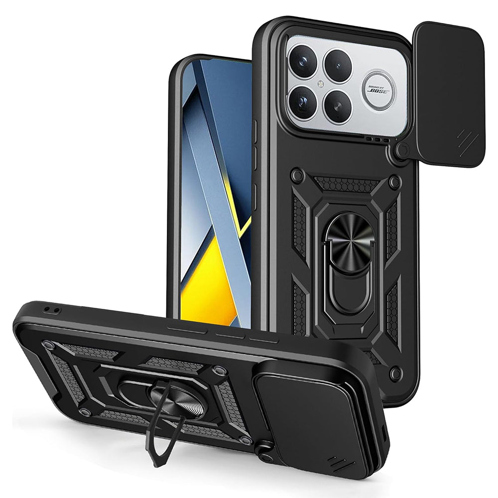 Калъф за Xiaomi Poco F8 Ultra, Techsuit, CamShield, Черен