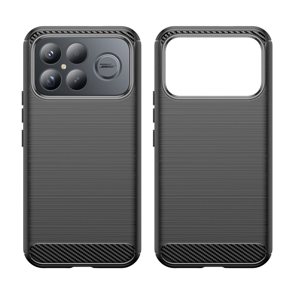 Калъф за Xiaomi Poco F8 Ultra, Techsuit, Карбон, Черен