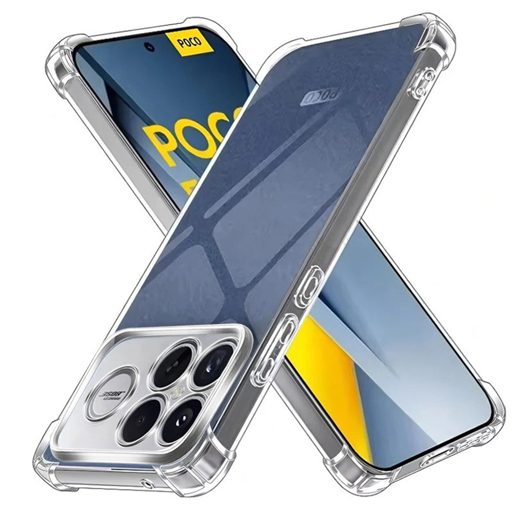 Калъф за Xiaomi Poco F8 Ultra, Techsuit, Shockproof Clear, Прозрачен