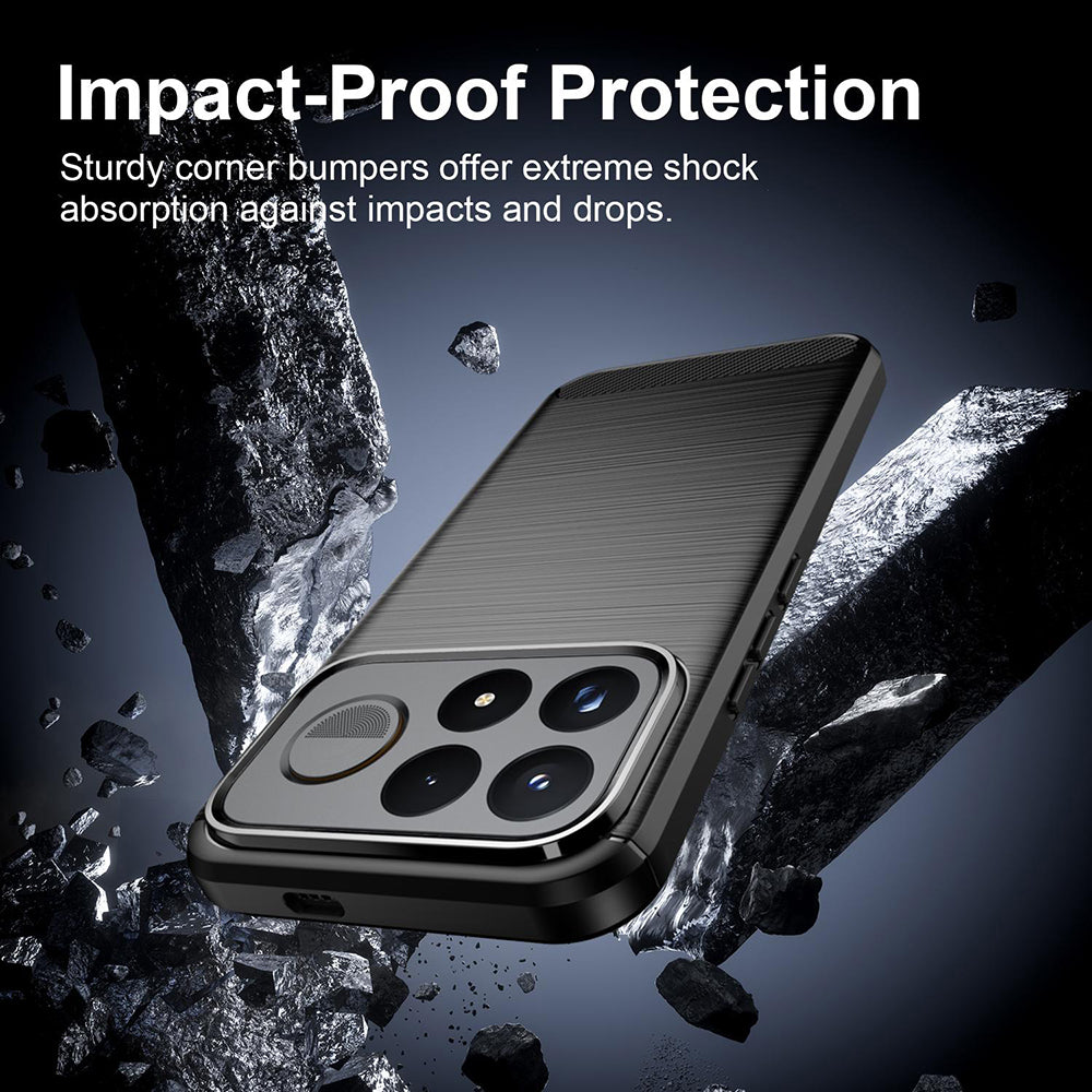 Case for Xiaomi Poco F9 Pro, Techsuit, Carbon, Black
