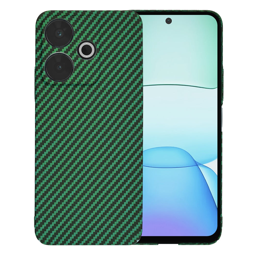 Калъф за Xiaomi Poco M6 4G / Redmi 13, Techsuit, Carbonite FiberShell, Зелен
