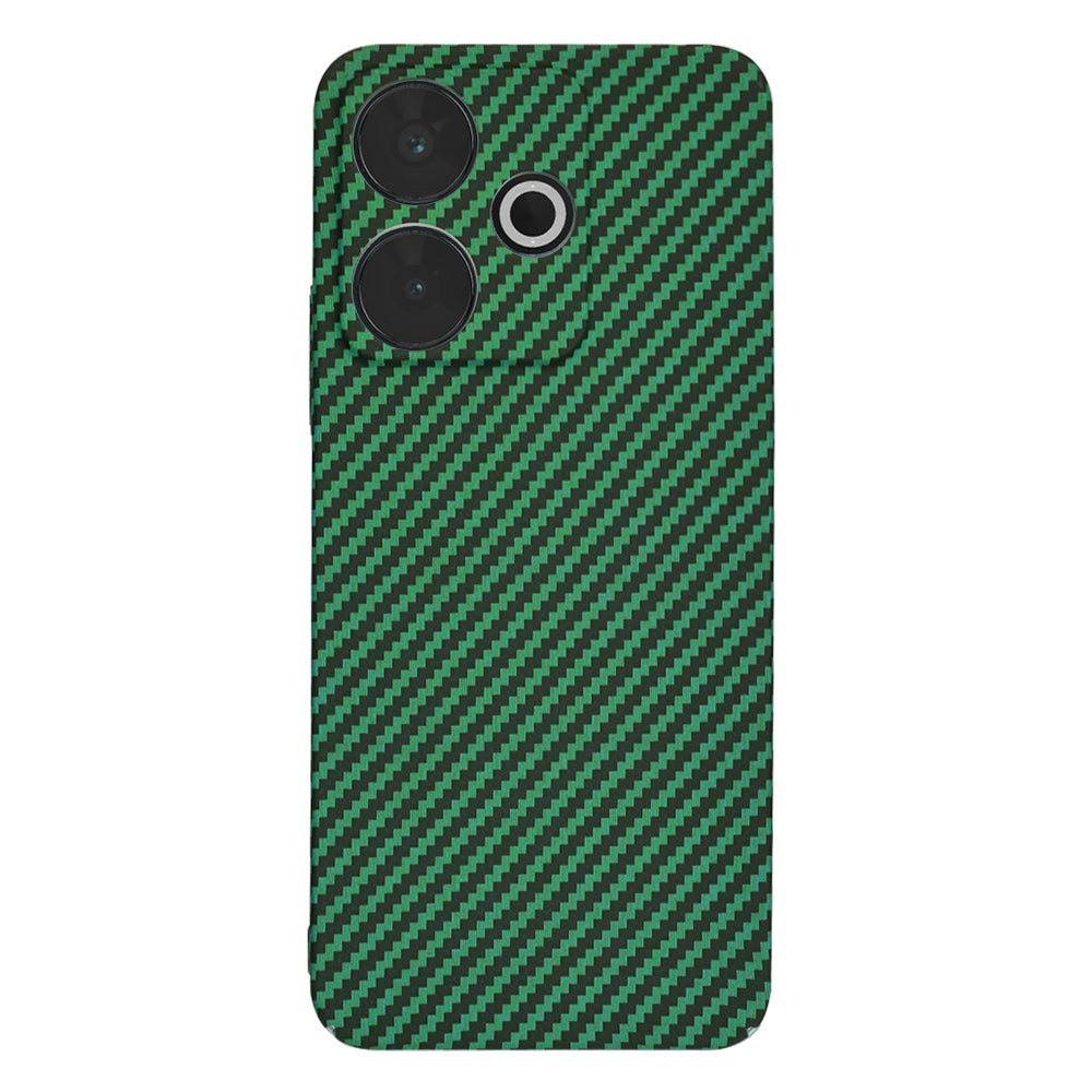 Калъф за Xiaomi Poco M6 4G / Redmi 13, Techsuit, Carbonite FiberShell, Зелен