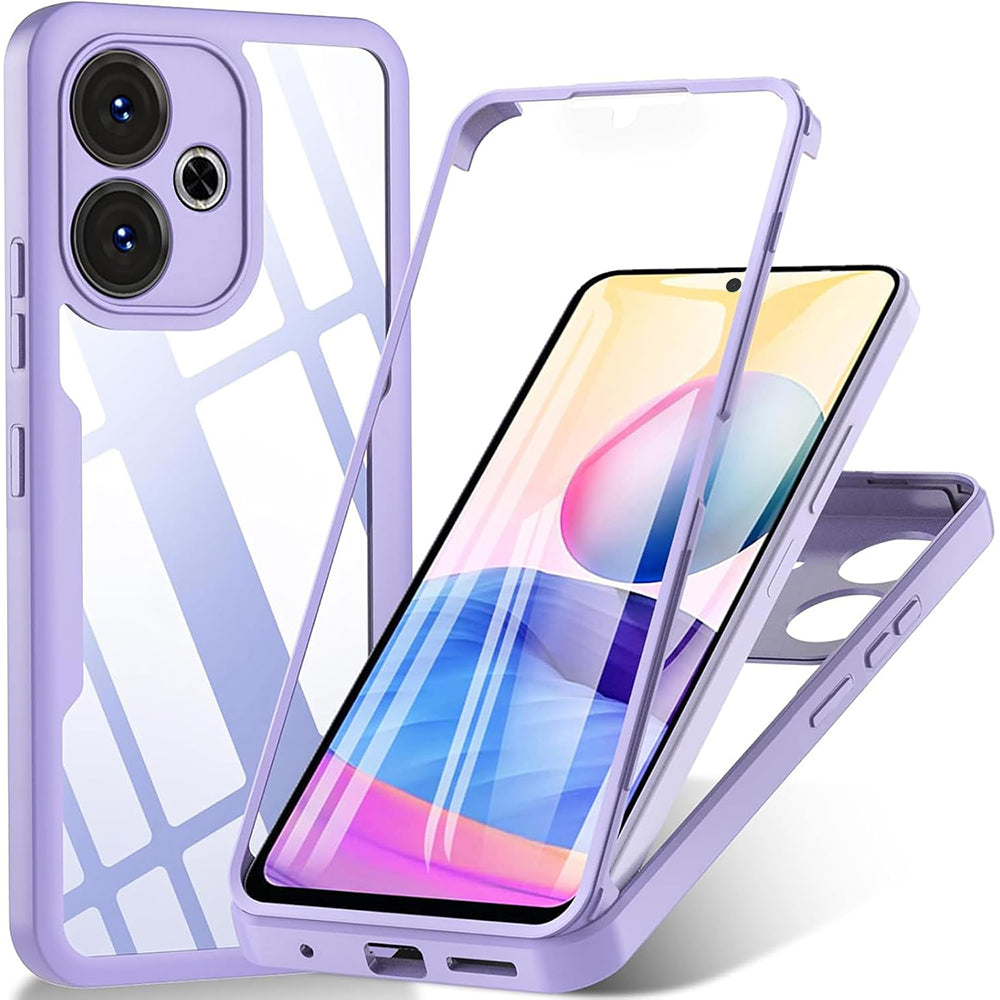 Калъф за Xiaomi Poco M6 4G / Redmi 13, Techsuit, ColorVerse 360, Лилав