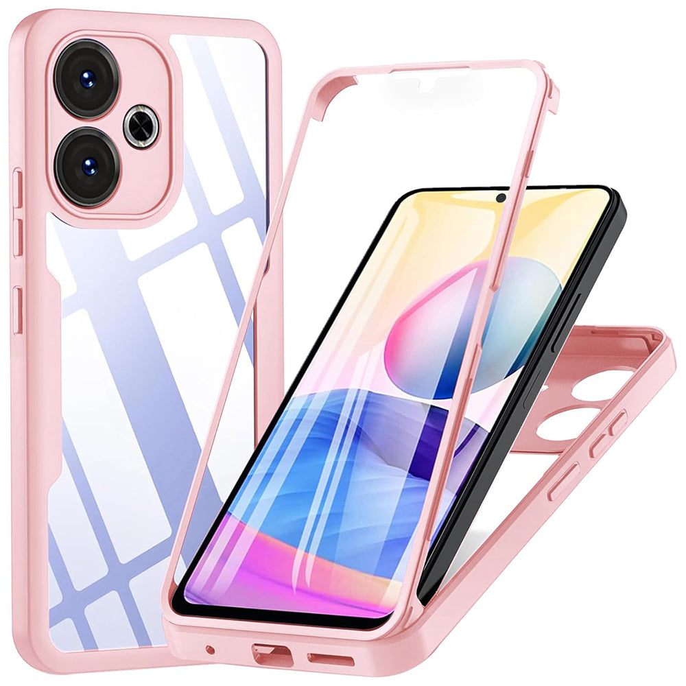 Калъф за Xiaomi Poco M6 4G / Redmi 13, Techsuit, ColorVerse 360, Розов