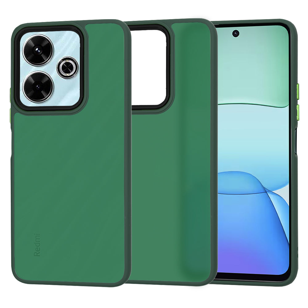 Калъф за Xiaomi Poco M6 4G / Redmi 13, Techsuit, HaloFrost, Зелен