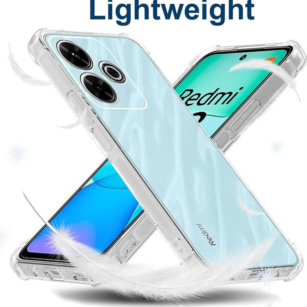 Калъф за Xiaomi Poco M6 4G / Redmi 13, Techsuit, противоударен прозрачен, прозрачен