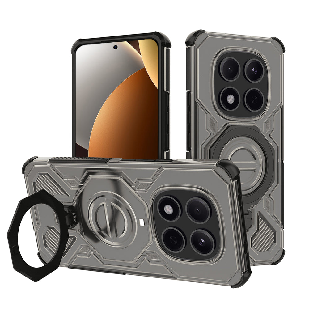 Калъф за Xiaomi Poco M8 Pro / Redmi Note 15 Pro+ 5G, Techsuit, Carbon Shield Pro, Димен