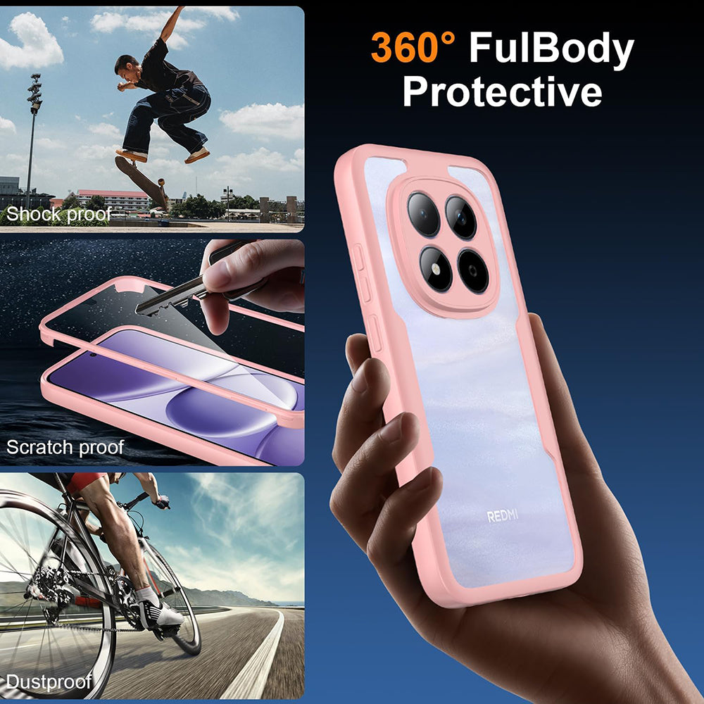 Калъф за Xiaomi Poco M8 Pro / Redmi Note 15 Pro+ 5G, Techsuit, ColorVerse 360, Розов