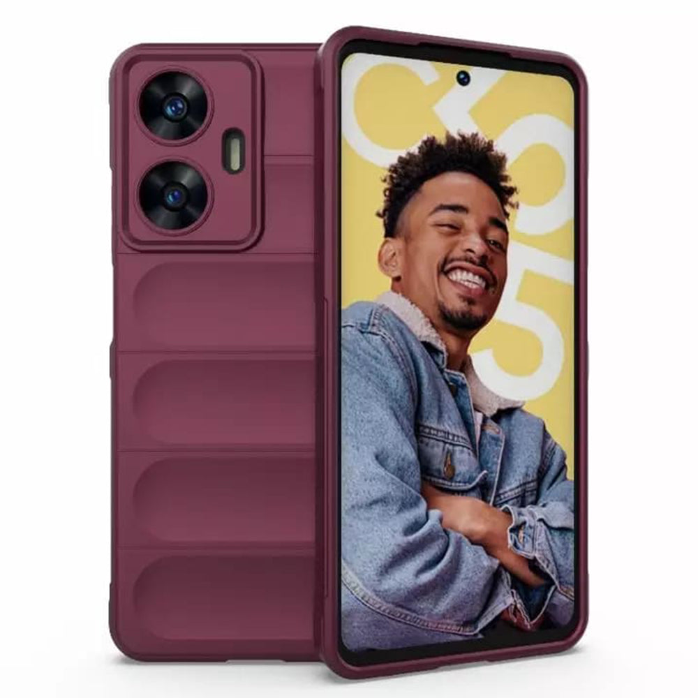 Калъф за Xiaomi Poco M8 Pro / Redmi Note 15 Pro+ 5G, Techsuit, Magic Shield, Вишнев