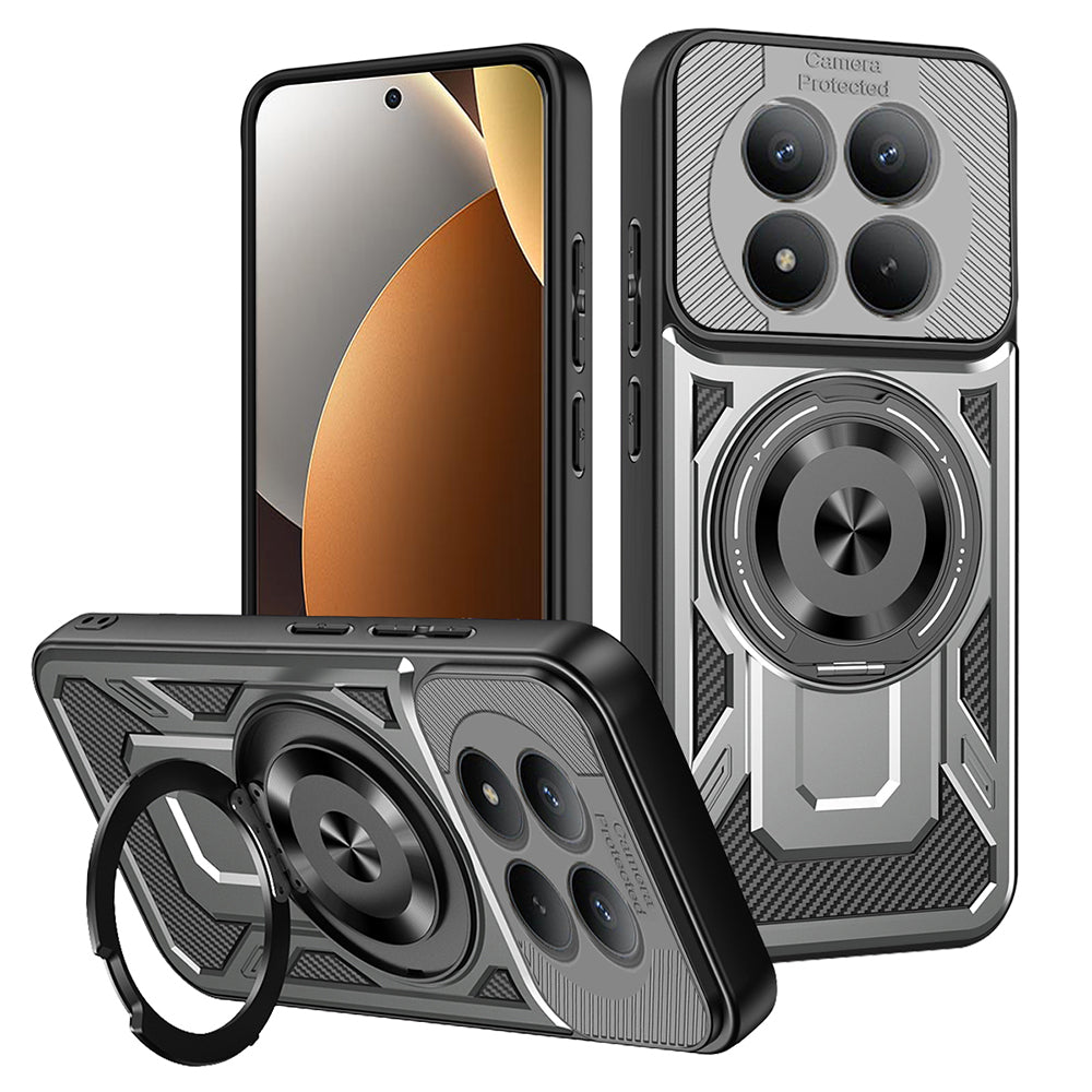 Калъф за Xiaomi Poco M8 Pro / Redmi Note 15 Pro+ 5G, Techsuit, RuggedCam, Сив