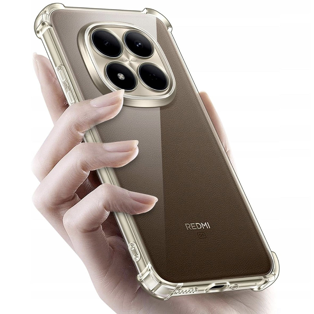 Калъф за Xiaomi Poco M8 Pro / Redmi Note 15 Pro+ 5G, Techsuit, Shockproof Clear, Прозрачен