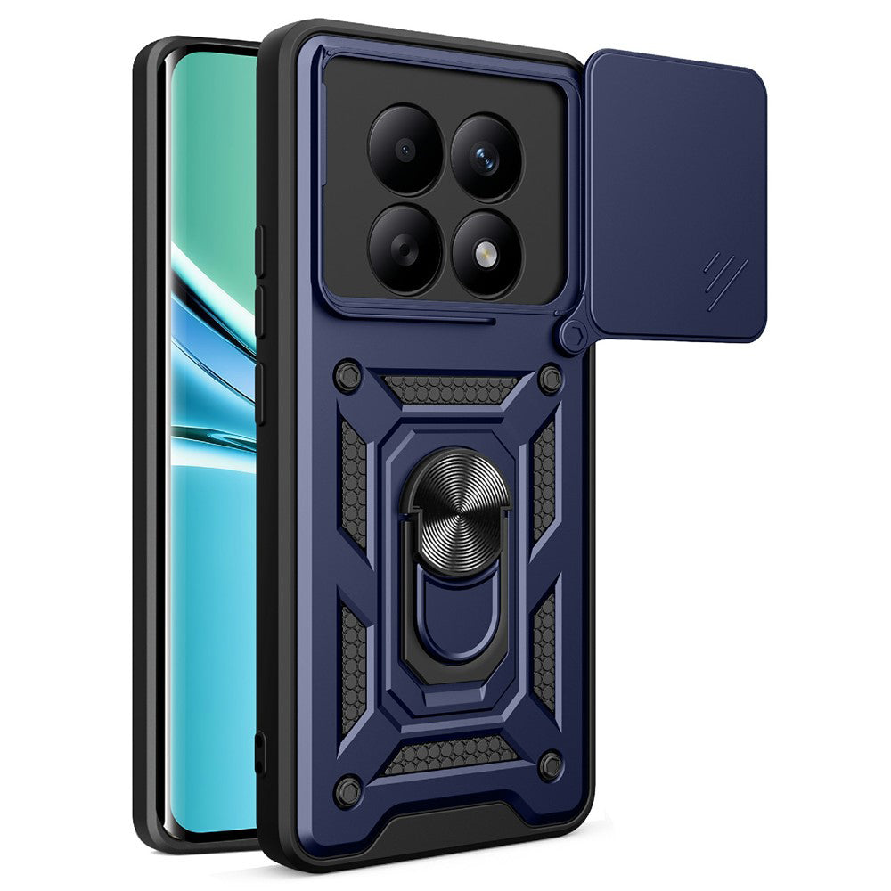 Калъф за Xiaomi Poco M8 / Redmi Note 15 5G / Note 15 4G, Techsuit, CamShield, Син