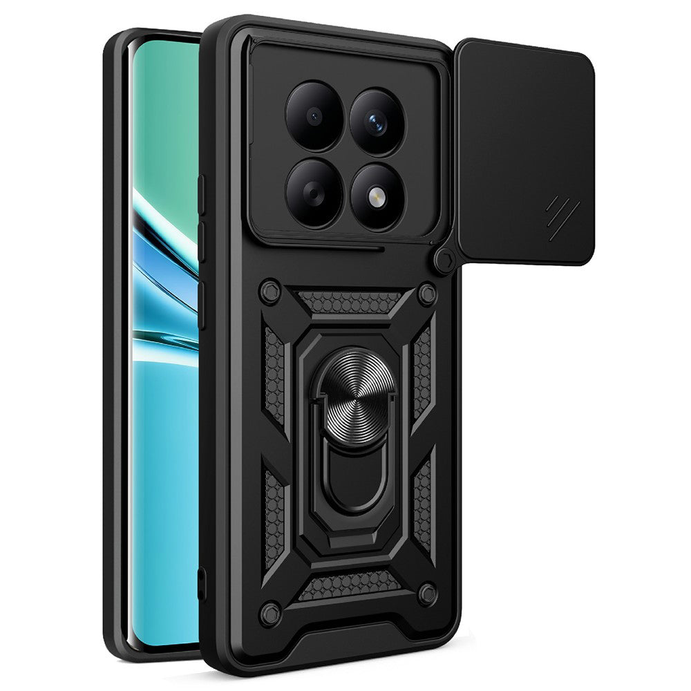 Калъф за Xiaomi Poco M8 / Redmi Note 15 5G / Note 15 4G, Techsuit, CamShield, Черен