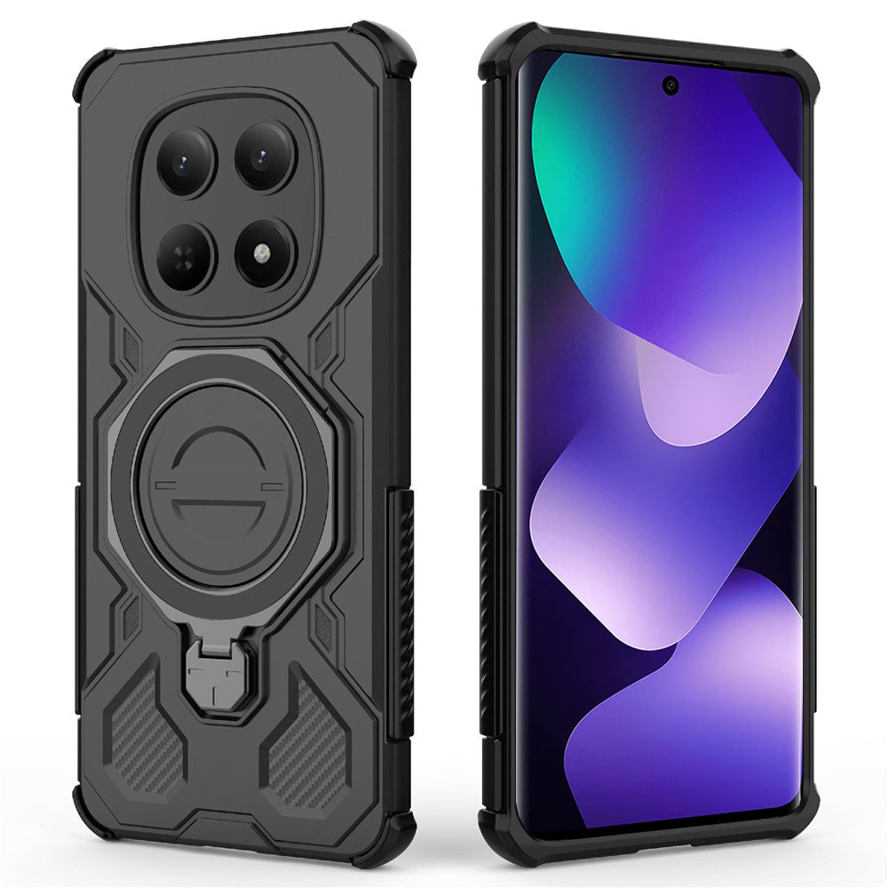 Калъф за Xiaomi Poco M8 / Redmi Note 15 5G, Techsuit, Carbon Shield Pro, Бял