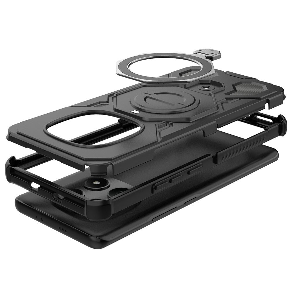 Калъф за Xiaomi Poco M8 / Redmi Note 15 5G, Techsuit, Carbon Shield Pro, Черен