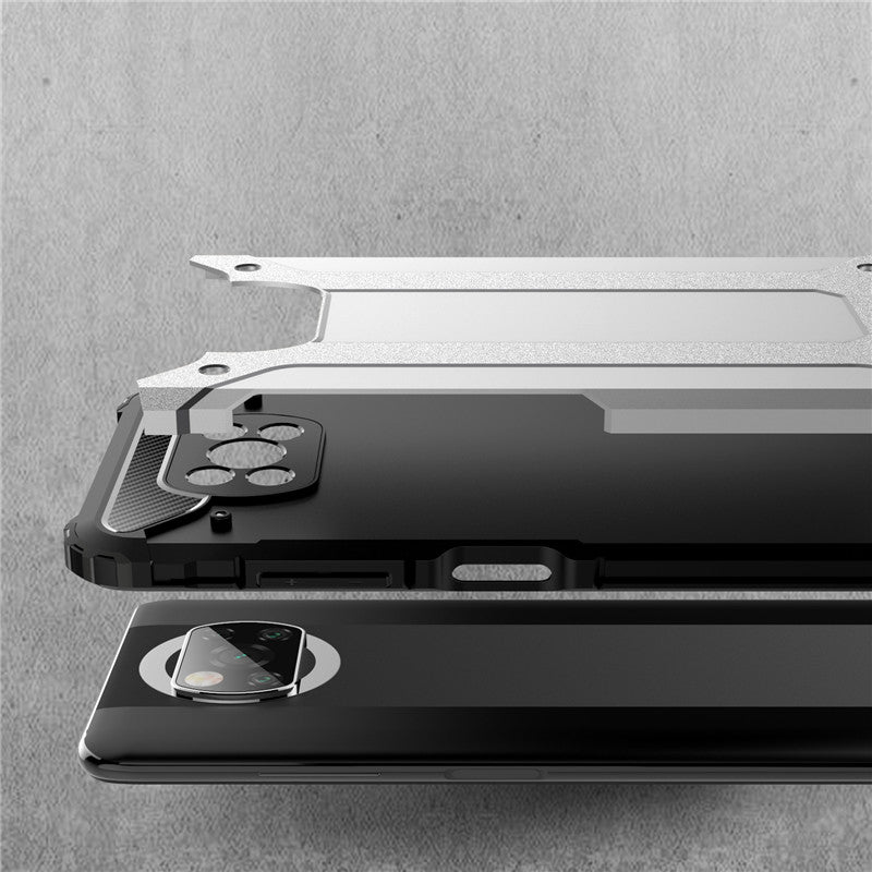 Калъф за Xiaomi Poco X3 Pro / X3 NFC / X3, Techsuit, Hybrid Armor, Черен