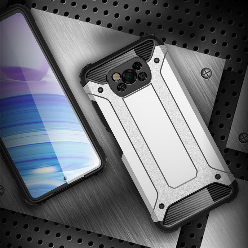 Калъф за Xiaomi Poco X3 Pro / X3 NFC / X3, Techsuit, Hybrid Armor, Черен
