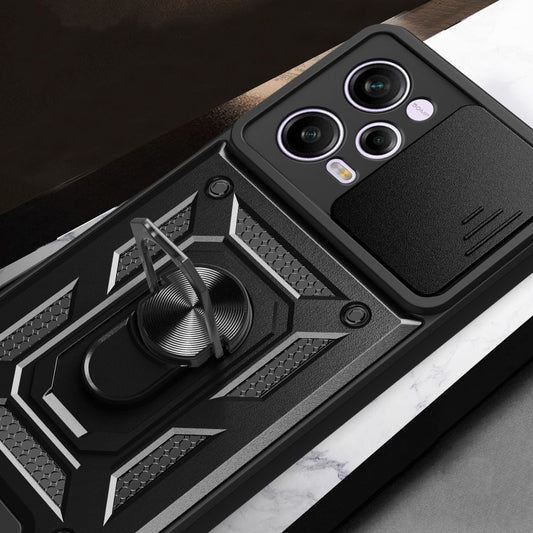 Калъф за Xiaomi Poco X5 Pro / Redmi Note 12 Pro 5G, Techsuit, CamShield, Черен