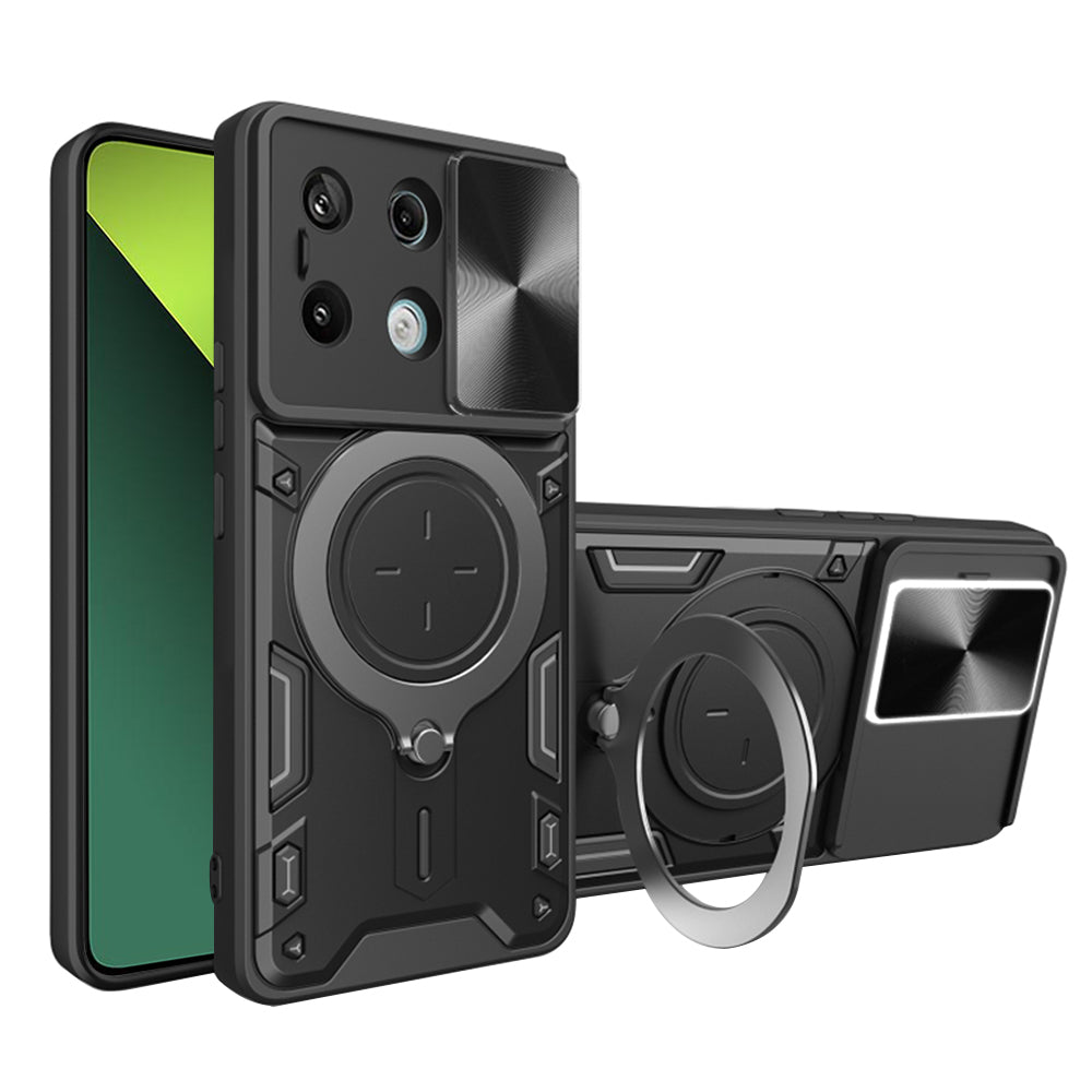 Калъф за Xiaomi Poco X6 / Note 13 Pro 5G, Techsuit, CamGuard Pro, Черен