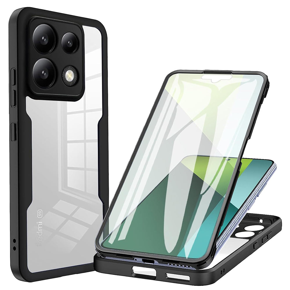 Калъф за Xiaomi Poco X6 / Note 13 Pro 5G, Techsuit, ColorVerse 360, Черен