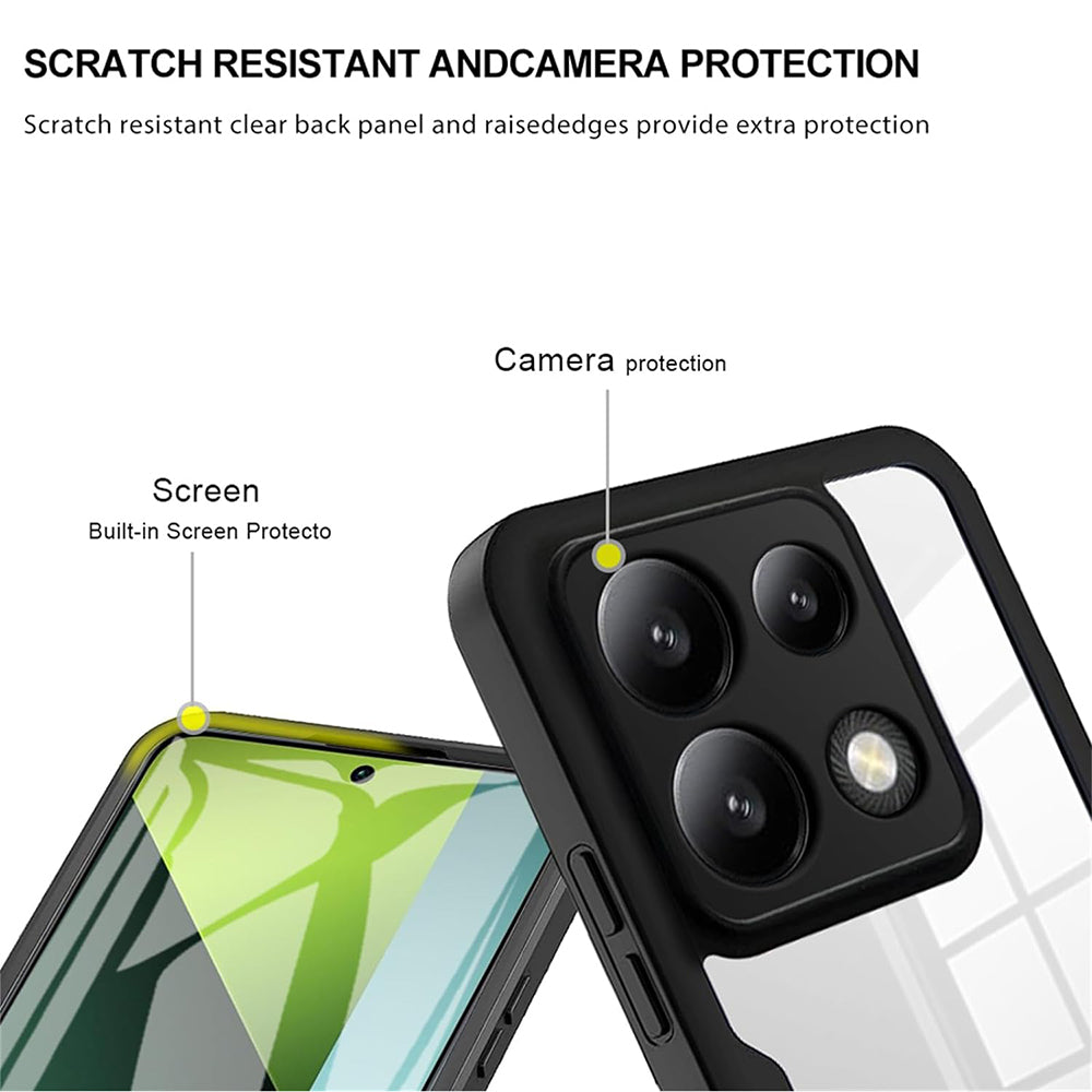 Калъф за Xiaomi Poco X6 / Note 13 Pro 5G, Techsuit, ColorVerse 360, Черен