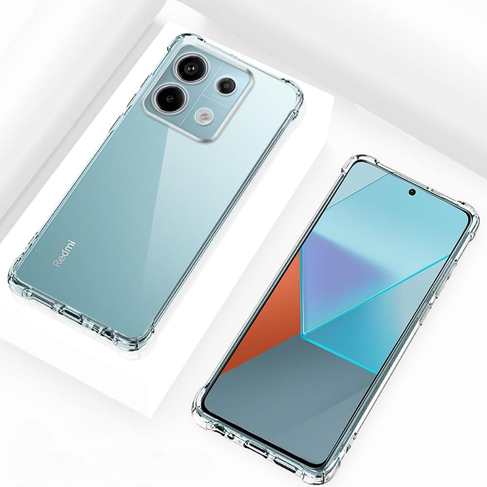 Калъф за Xiaomi Poco X6 / Note 13 Pro 5G, Techsuit, противоударен прозрачен