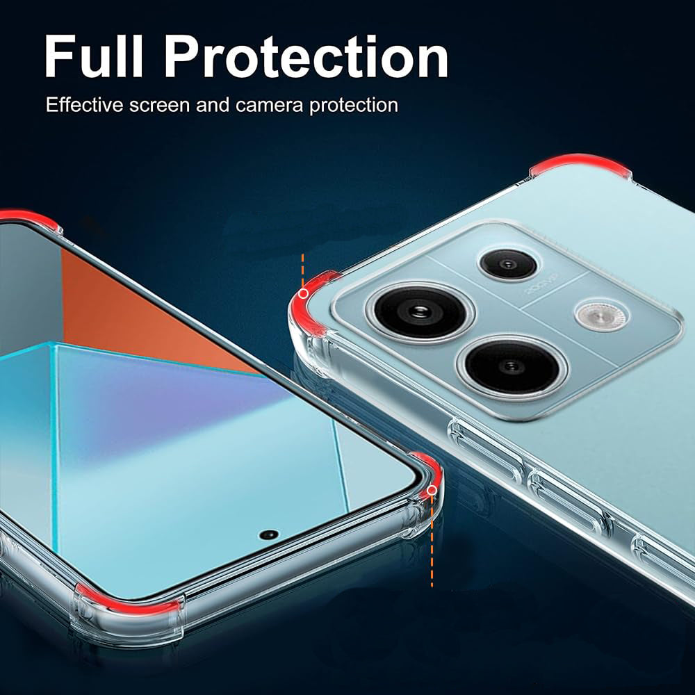 Калъф за Xiaomi Poco X6 / Note 13 Pro 5G, Techsuit, противоударен прозрачен