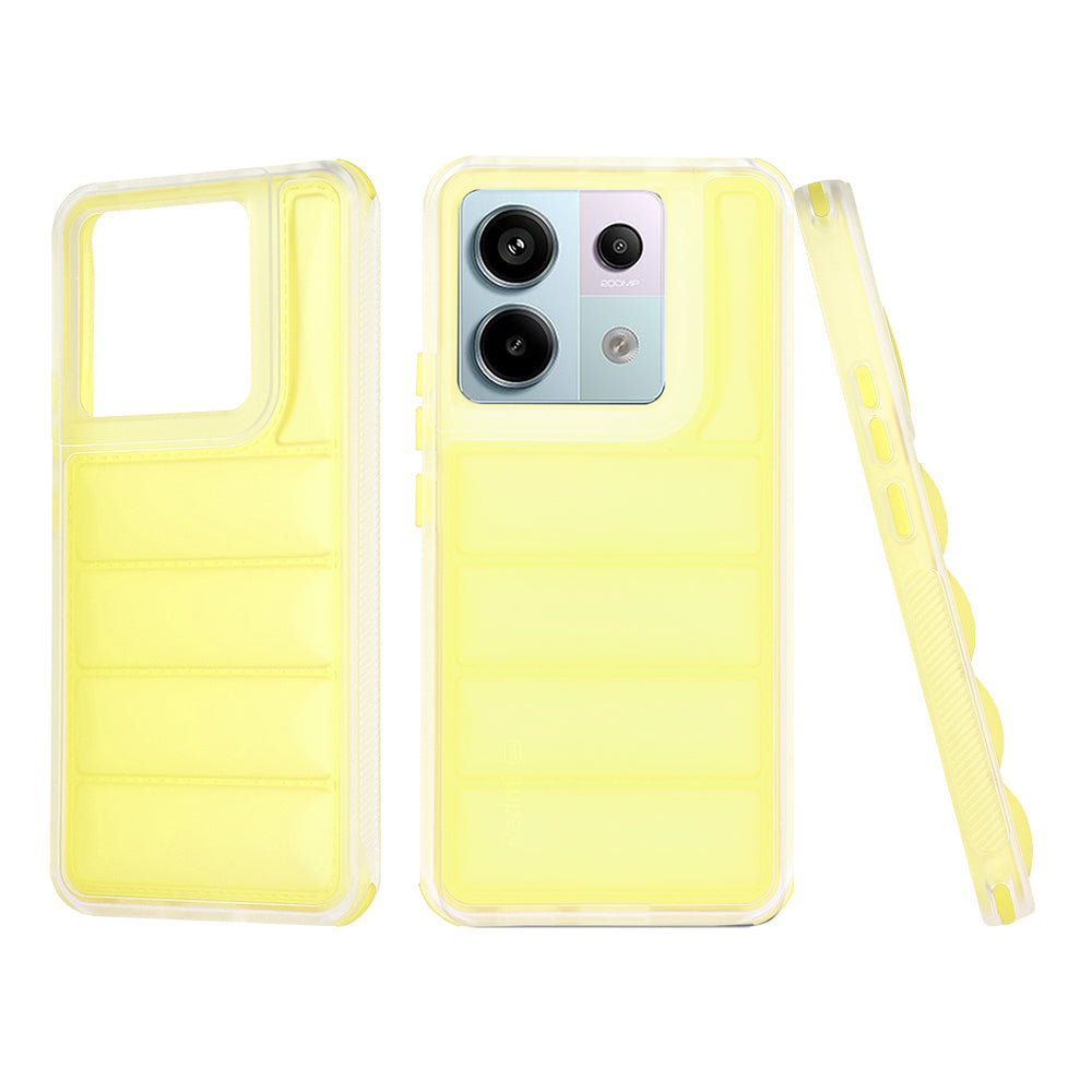 Калъф за Xiaomi Poco X6 / Note 13 Pro 5G, Techsuit, Wave Shield, Жълт