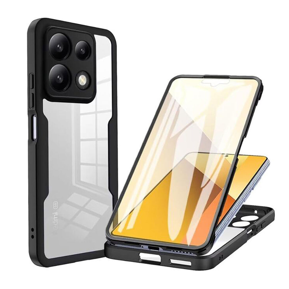 Калъф за Xiaomi Poco X6 Pro, Techsuit, ColorVerse 360, Черен