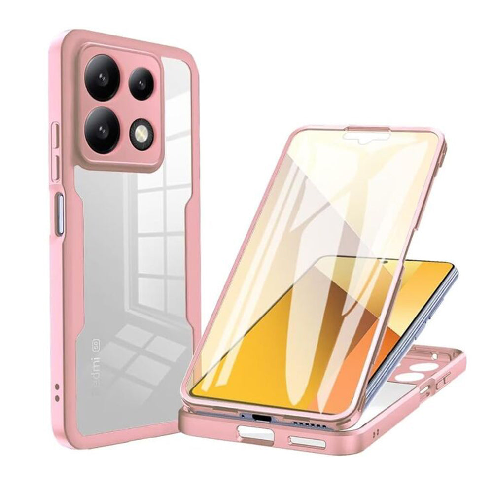 Калъф за Xiaomi Poco X6 Pro, Techsuit, ColorVerse 360, Розов