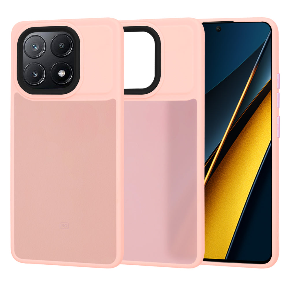Калъф за Xiaomi Poco X6 Pro, Techsuit, HaloFrost, Розов