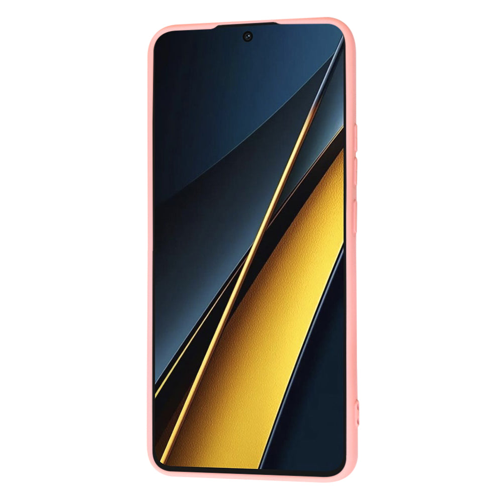 Калъф за Xiaomi Poco X6 Pro, Techsuit, SoftFlex, Светлорозов