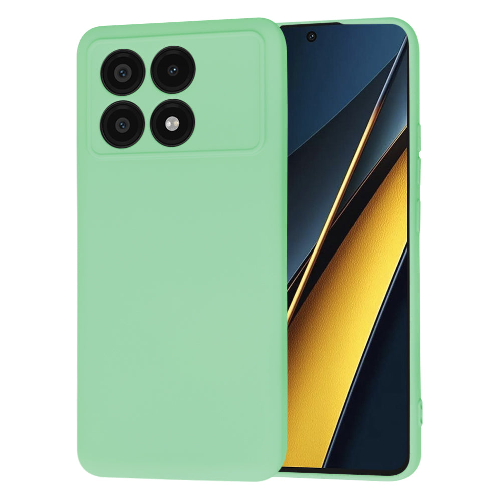 Калъф за Xiaomi Poco X6 Pro, Techsuit, SoftFlex, Светлозелен
