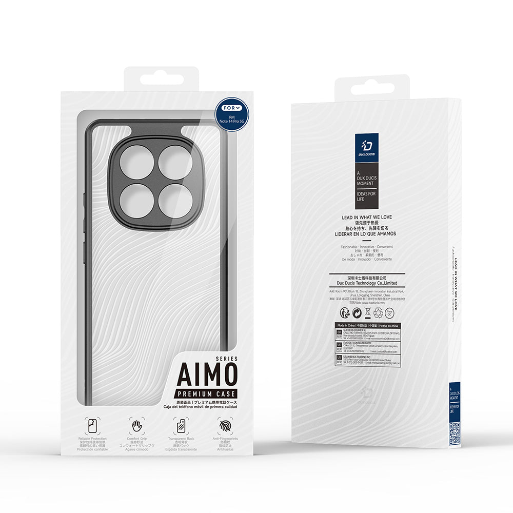 Калъф за Xiaomi Poco X6 / Redmi Note 13 Pro 5G, DUX DUCIS, Aimo, Черен