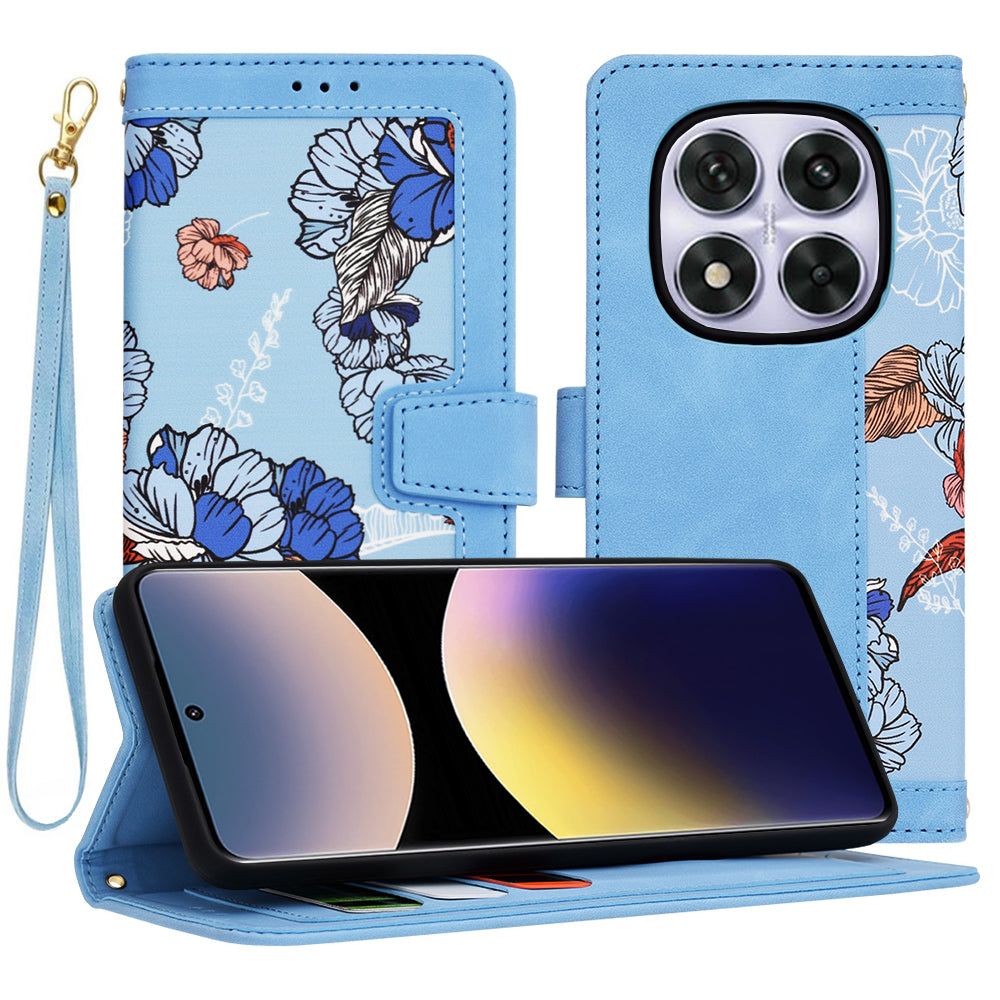 Калъф за Xiaomi Poco X7 / Note 14 Pro 5G, Techsuit, FlipCraft, Син