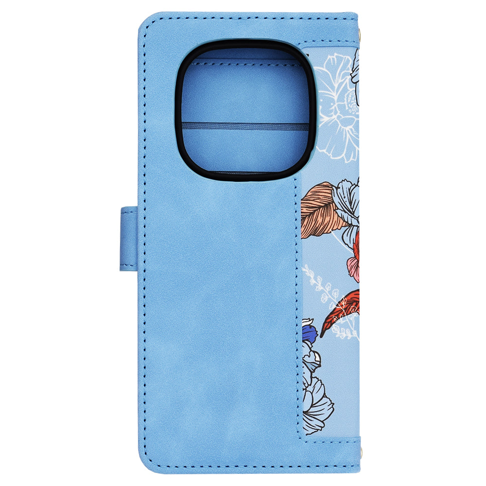 Калъф за Xiaomi Poco X7 / Note 14 Pro 5G, Techsuit, FlipCraft, Син