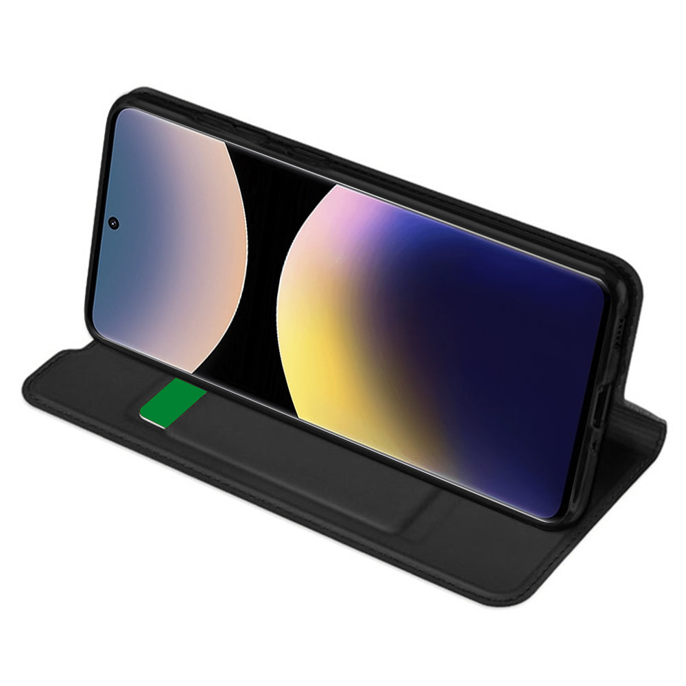 Калъф за Xiaomi Poco X7 / Note 14 Pro 5G, Techsuit, Magskin Book, Черен
