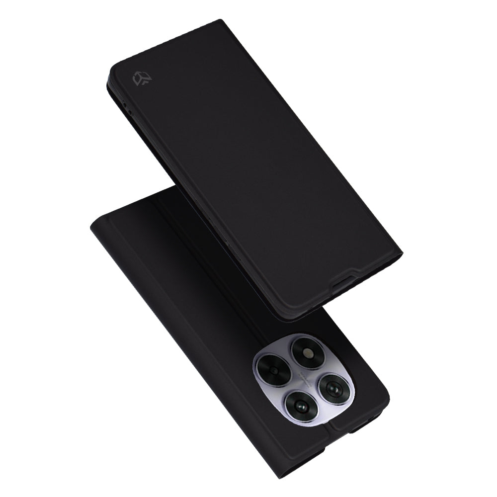 Калъф за Xiaomi Poco X7 / Note 14 Pro 5G, Techsuit, Magskin Book, Черен