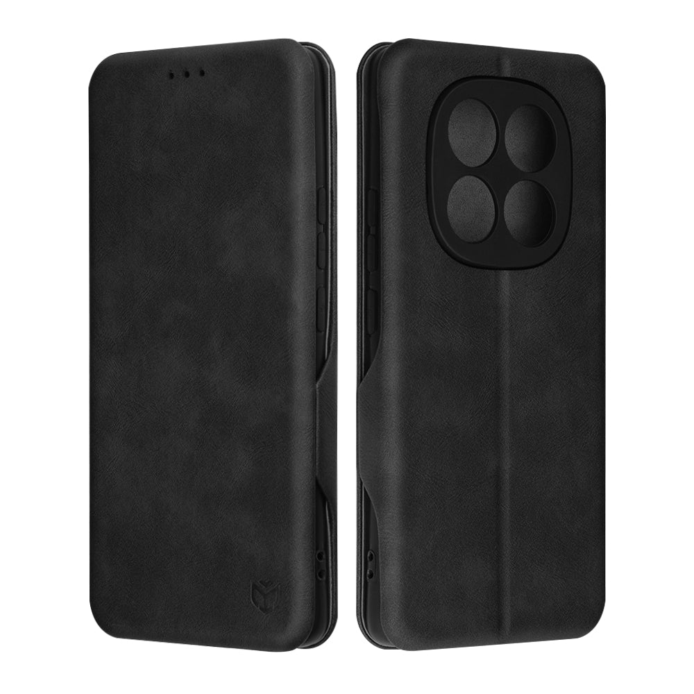 Калъф за Xiaomi Poco X7 / Note 14 Pro 5G, Techsuit, Safe Wallet Plus, Черен