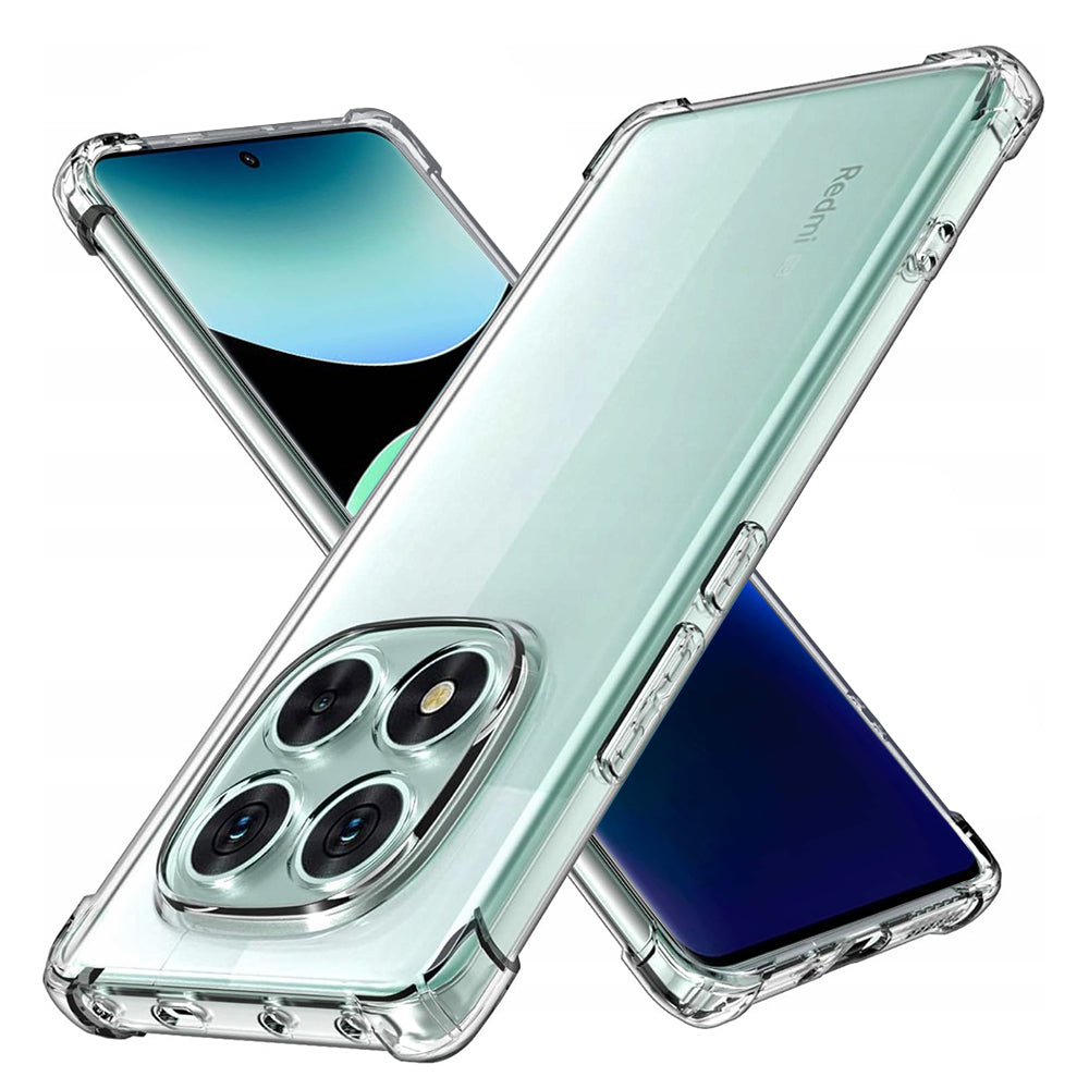 Калъф за Xiaomi Poco X7 / Note 14 Pro 5G, Techsuit, противоударен прозрачен, прозрачен