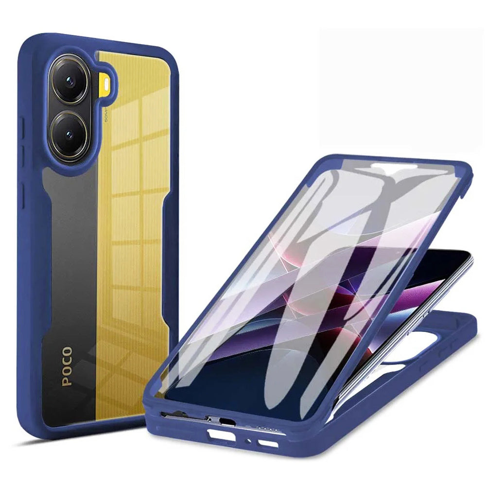 Калъф за Xiaomi Poco X7 Pro, Techsuit, ColorVerse 360, Син