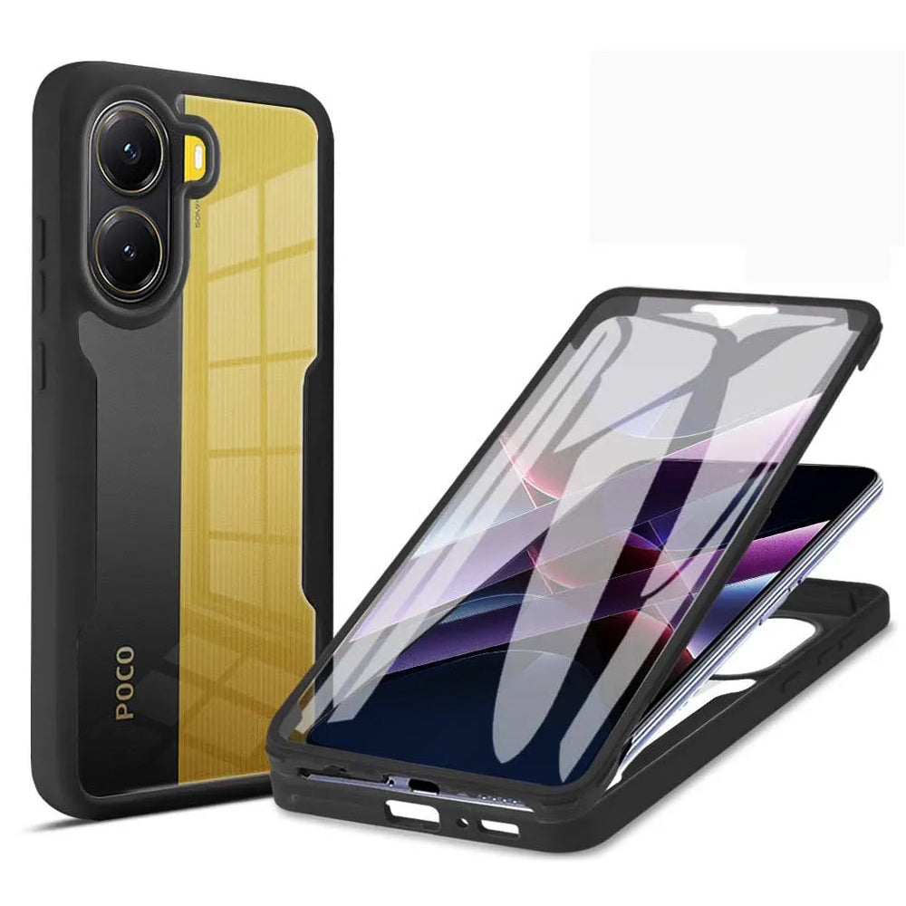 Калъф за Xiaomi Poco X7 Pro, Techsuit, ColorVerse 360, Черен