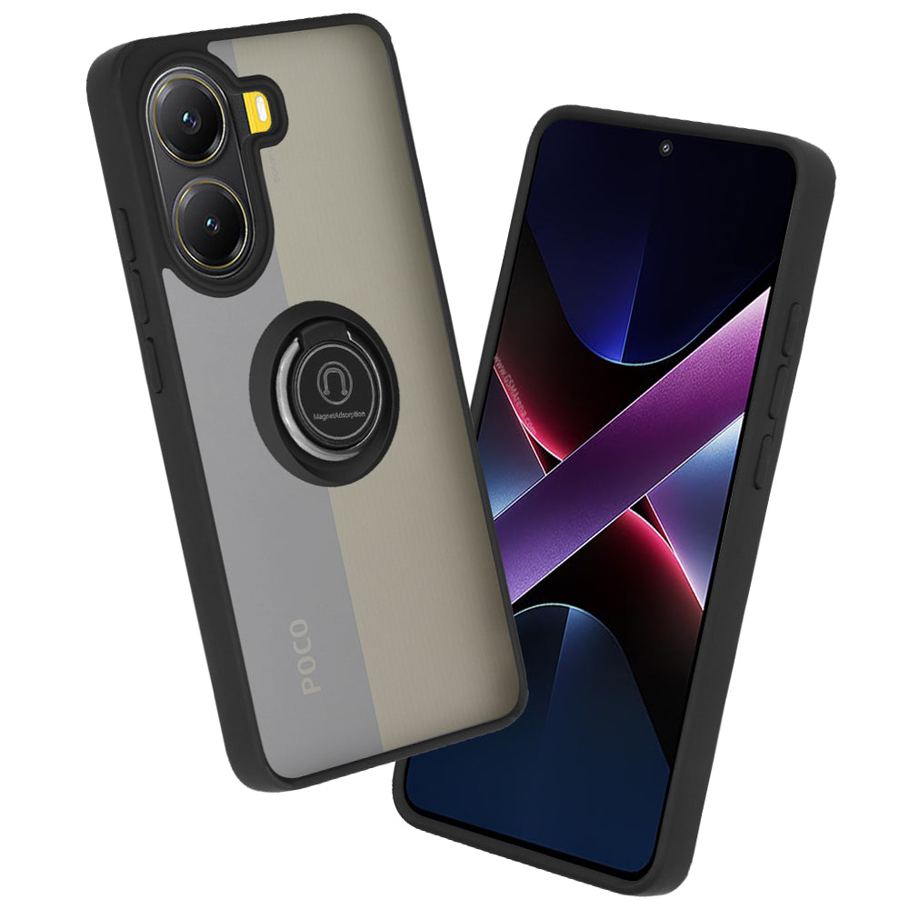 Калъф за Xiaomi Poco X7 Pro, Techsuit, Glinth, Черен