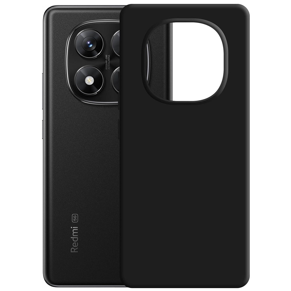 Калъф за Xiaomi Poco X7 / Redmi Note 14 Pro 5G, 3MK, Матиран Черен