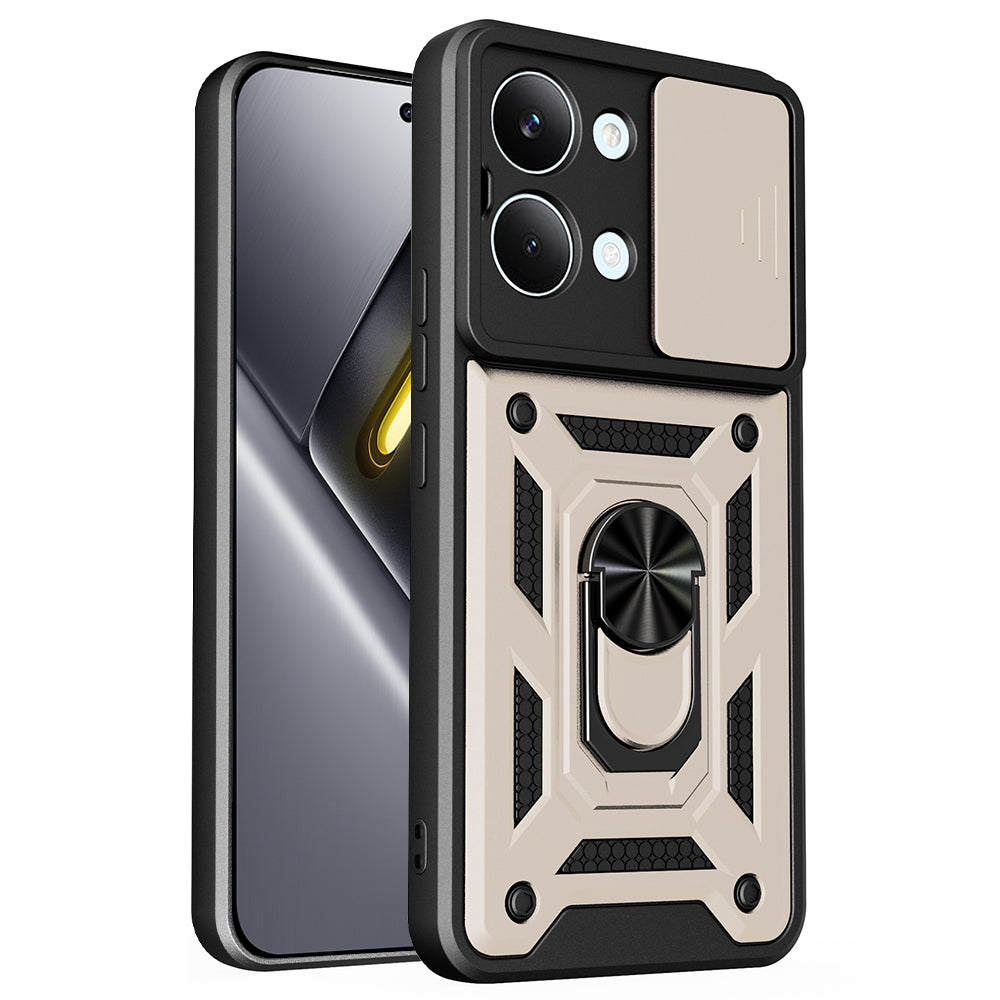 Калъф за Xiaomi Poco X8 Pro Max, Techsuit, CamShield, Златист