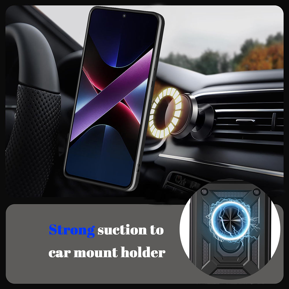 Калъф за Xiaomi Poco X8 Pro Max, Techsuit, CamShield, Златист